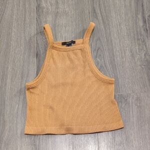 Forever 21 Tan Ribbed Women's Top